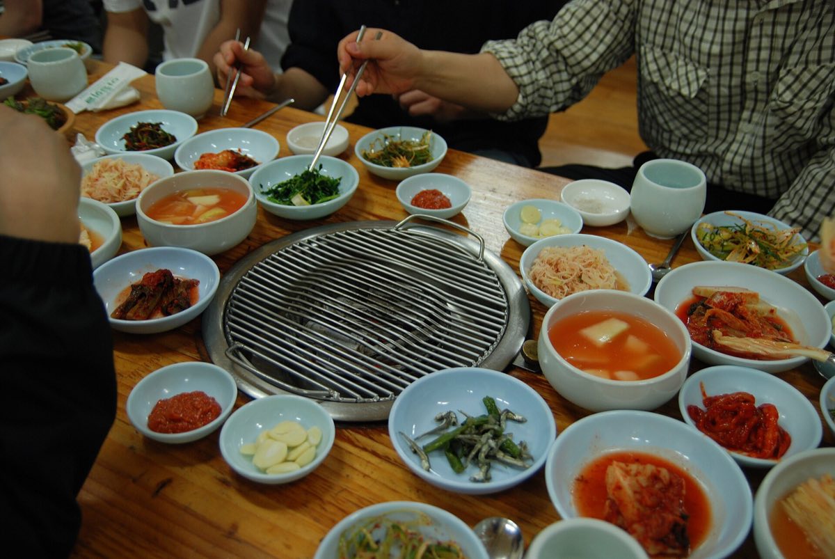 Korean cooking, representative of the cuisine